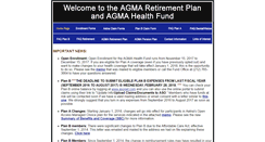 Desktop Screenshot of agmaretirement-health.org